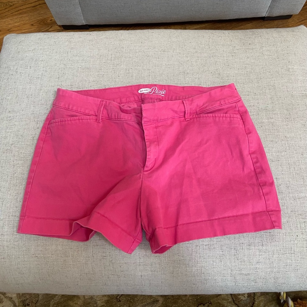 Pink Old Navy Pixie shorts- size 8